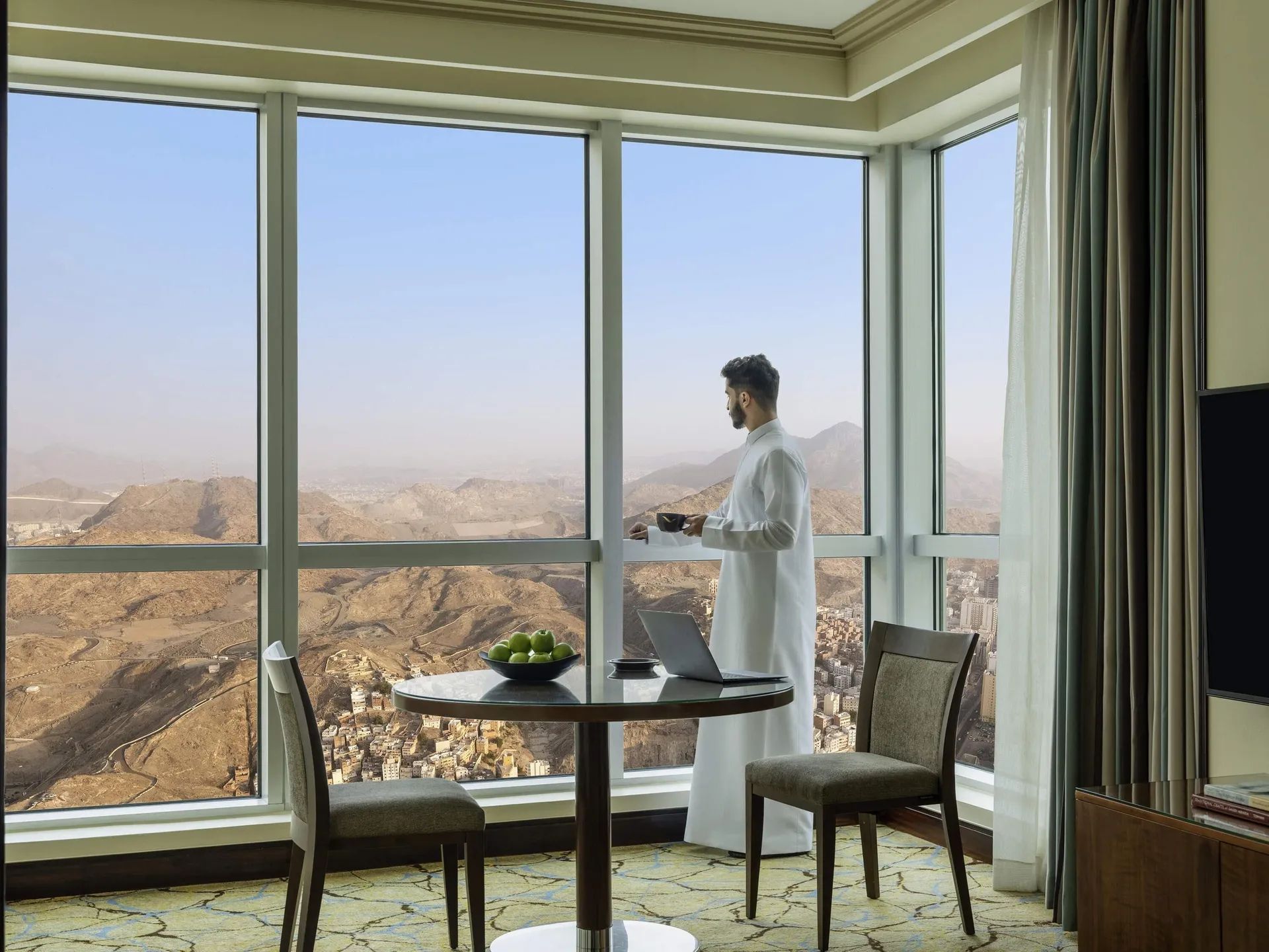 1 King Bed (Partial Haram View), Deluxe Suite at Mövenpick Hotel & Residence Hajar Tower Makkah